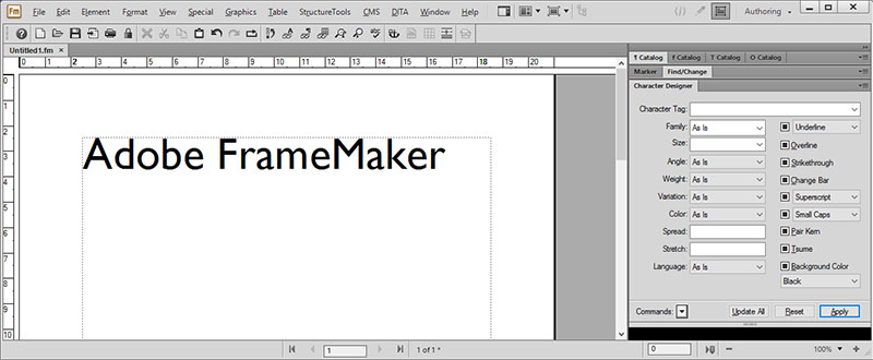 Adobe FrameMaker