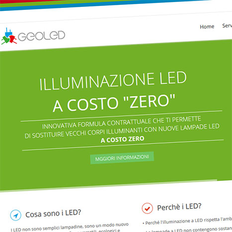 Sito web Geoled