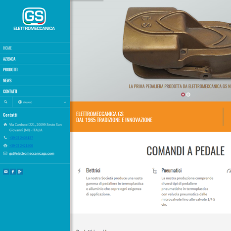 Sito web Elettromeccanica GS